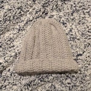 Handmade alpaca yarn beanie!